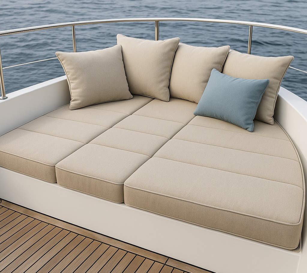 Пошив матрасов и подушек для яхт под заказ